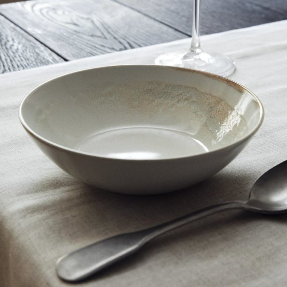 ZARA Home STONEWARE BOWL Set of 4 Ecru